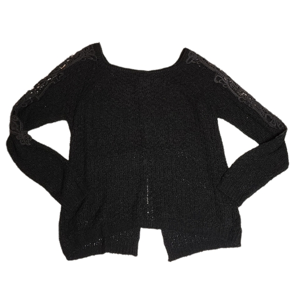 IRIS knitted black sweater. - Picture 13 of 16